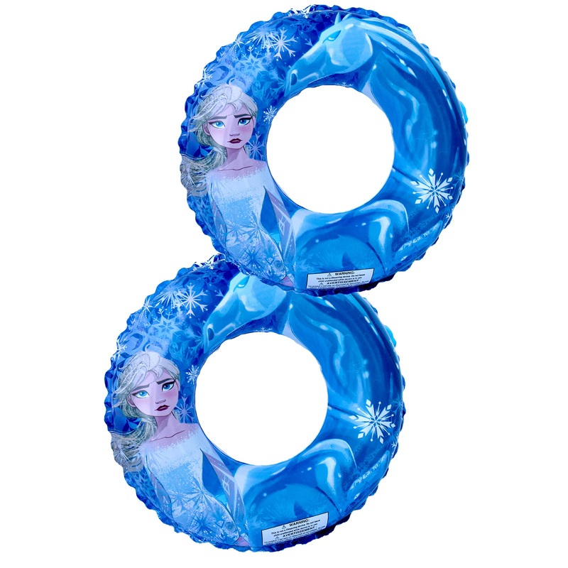 TOY DEALS USA Frozen II Anna & Elsa Swim Ring -2Pack- Swim Tube, Swimming Rings, Inflatable Tubes Floaties, Pool Toys Floats for
