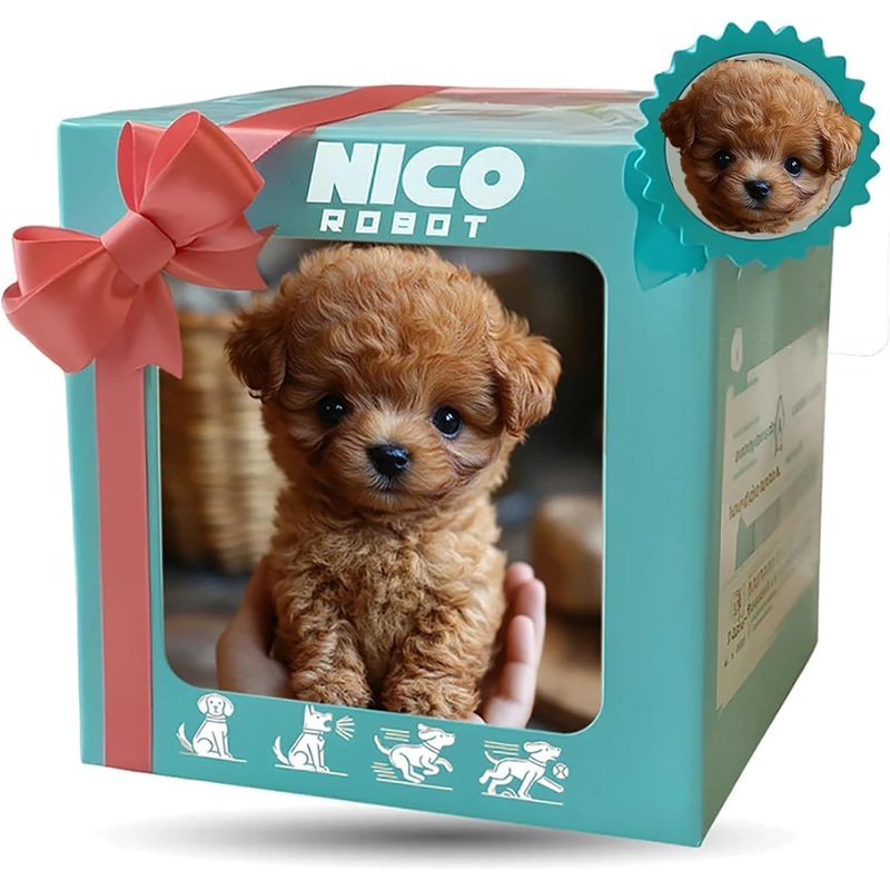 Robot Dog, Robot Puppy That Acts Like a Real Dog, Realistic Robotic AI Pet Dogs, My Best Realistic Nico Robots Puppy, Electronic