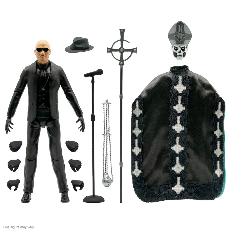 Super7 ULTIMATES! Ghost Papa Emeritus II – 7” Ghost Action Figure with Accessories Heavy Metal Collectibles and Retro Toys