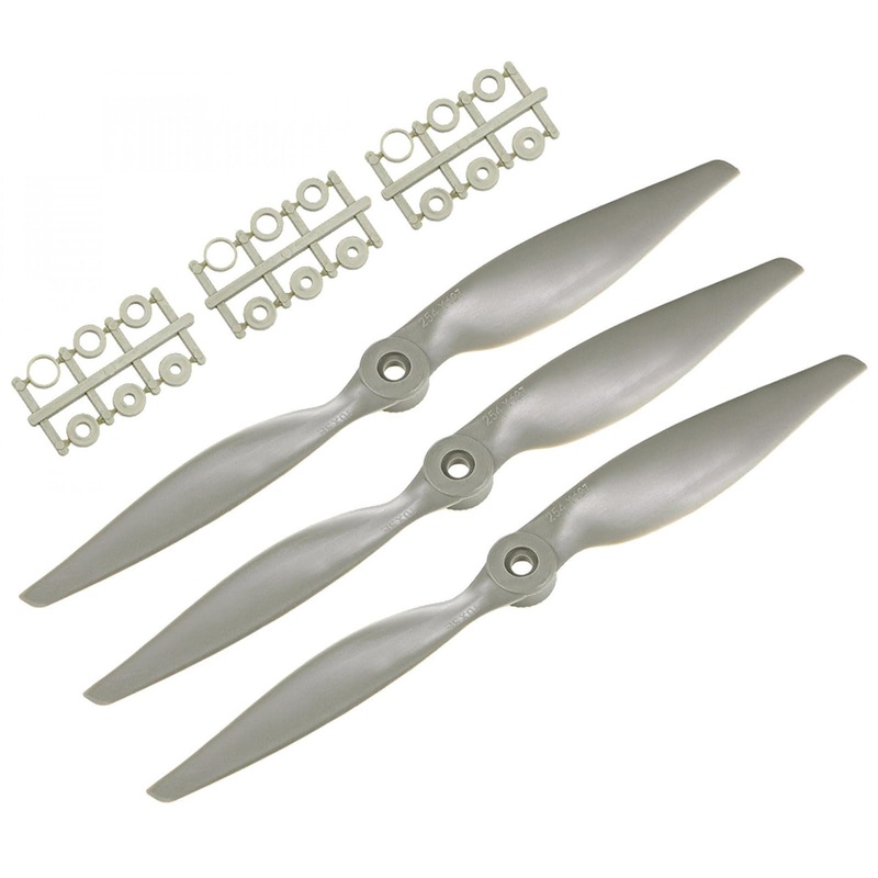 TOP-VIGOR 3pcs CCW RC Propellers 1050 10 x 5 Inch 2-Vane RC Vehicle Propellers Replacement for RC Airplane with Adapter Rings Ny