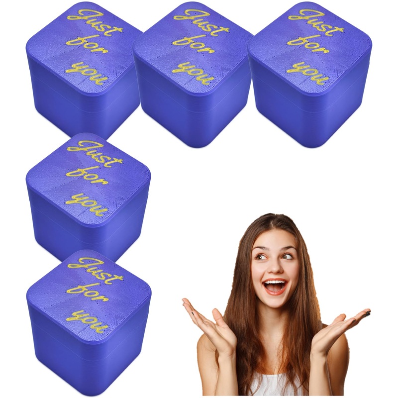 WOPLAY Surprise Finger in a Box,Funny Christmas Gag Gifts for Adults,Perfect Spoof Hand Prank Pop Up Gift with Box for Men (Purp