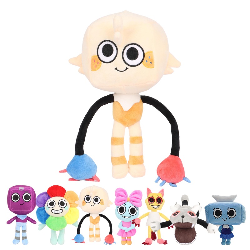 CUIGSRO Dandy’s World Plush, 10.6” Dandy World Goob Plush Toys for Fans and Friends(Beige)