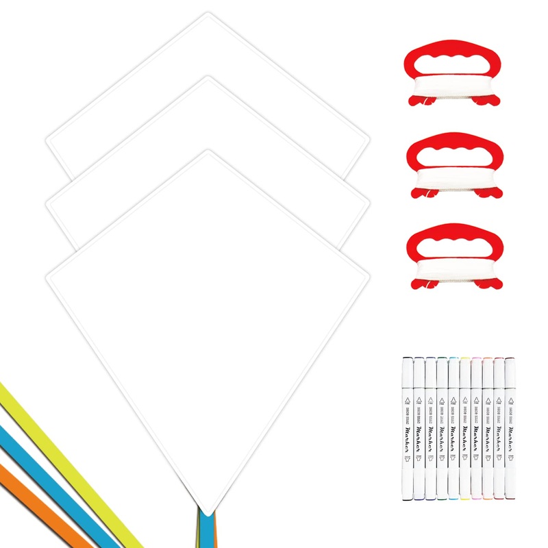 DIY Diamond Kite for Kids (DIY-2)