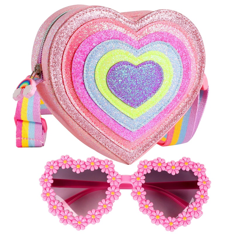 Girls’ Gift – Crossbody Bag for Little Girls: Toddler Size, Kids’ Purse with Crossbody Strap