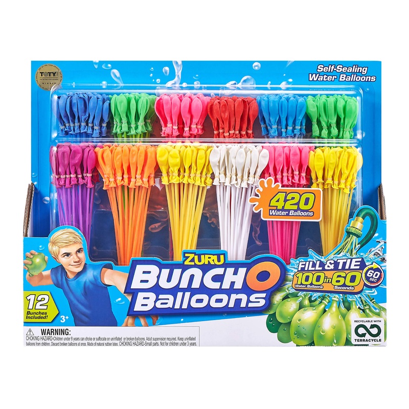 Water Balloons – Bunch of Balloons Rapid Refill 12 Pack (420 Balloons)
