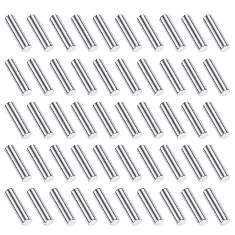 50Pcs 2x10mm Dowel Pin Hex Hinge Pin Wheel Hub Nut Pins Compatible with 1/10 RC Crawler Car TRX4 Axial SCX10 Upgrade