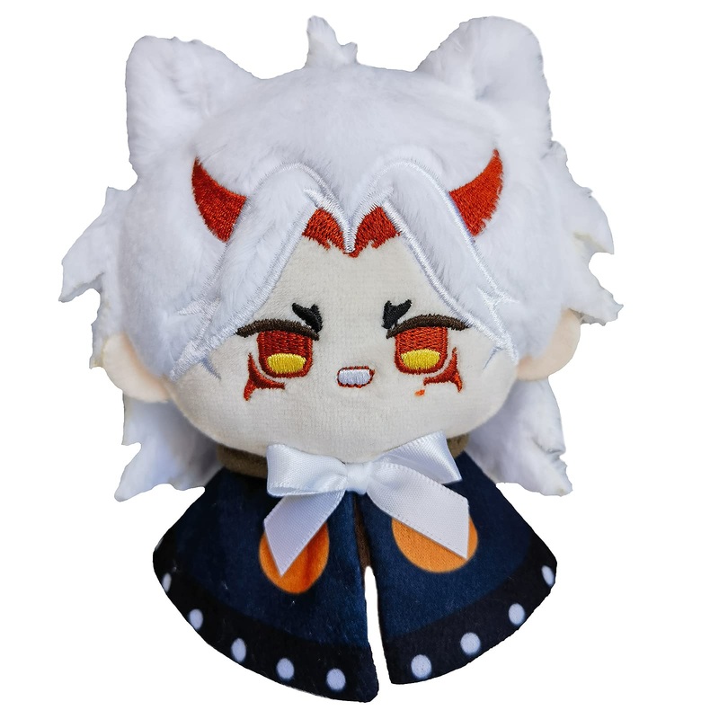 Anime Charms Plush Toys Venti Zhongli Kazuha Xiao Plush Toy, Keychain Anime Figure Soft Stuffed Gift for Game Fans(Arataki Itto)
