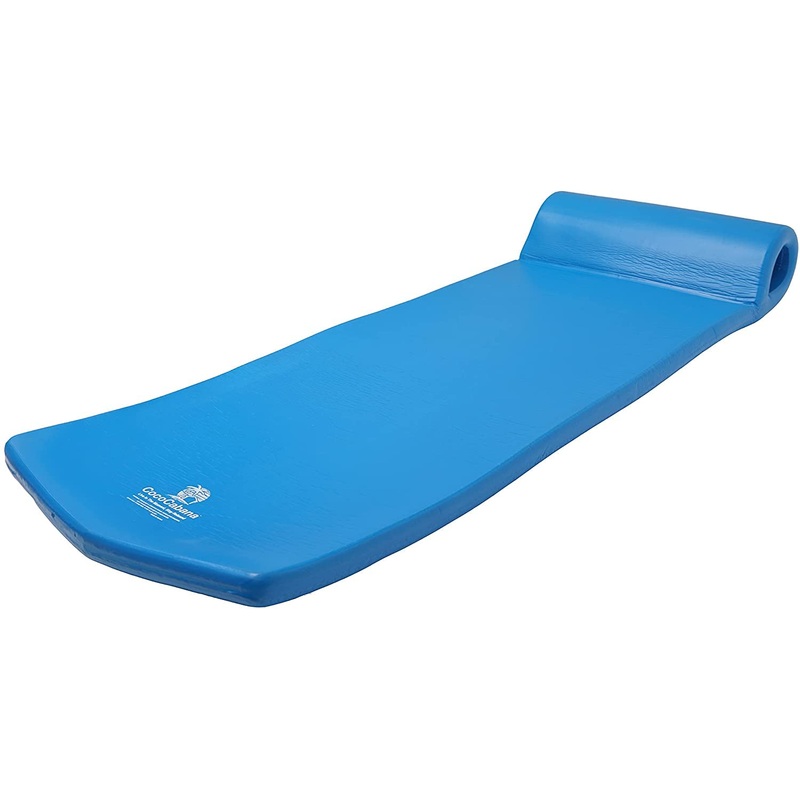 Cococabana 74 inch Foam Float for Pools & Lakes Vinyl Foam Pool Floats (2.5in Thick/Pacific Blue)