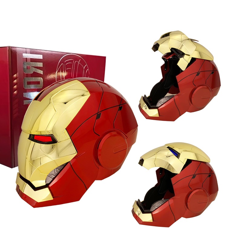 Iron-Man MK 5 Wearable Electronic Helmet: Voice & Remote Controlled, Perfect Super Hero Mask,Can Cosplay and Collectible Figures