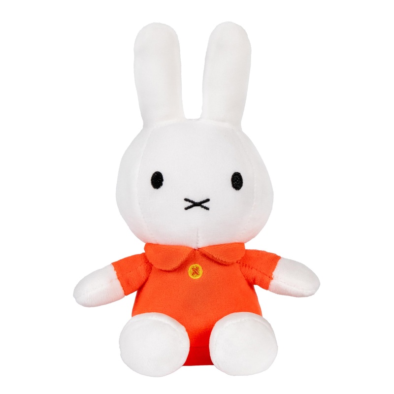 KIDS PREFERRED Miffy Plush Toy, 8 Inch Sitting Dutch Bunny Plush from Dick Bruna, Soft Boa Rabbit Bunny Stuffed Animal Plushie D