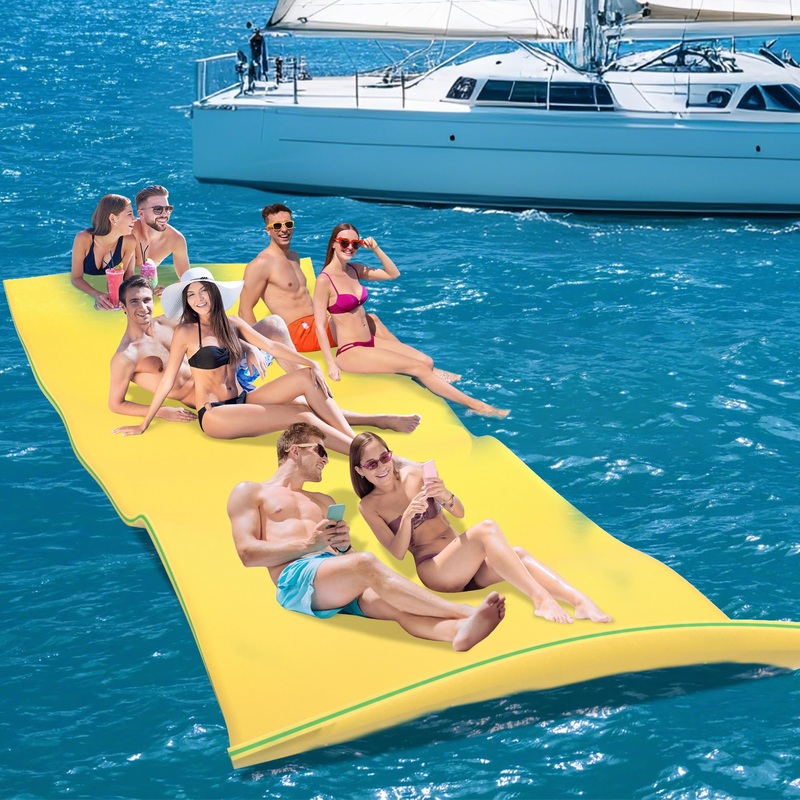 Max4out Floating Mat, Lilly Pad for Water Recreation and Relaxing, Floating Docks for Lake, Ocean, Beach, Sunbathing, Water Part