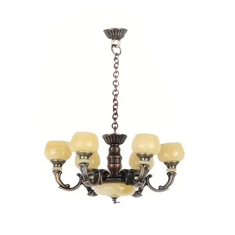 Mllxon Miniature Dollhouse led Lights lamp, Dollhouse Mini Chandelier Light,Dollhouse Furniture Accessories Mini Bedroom D  cor