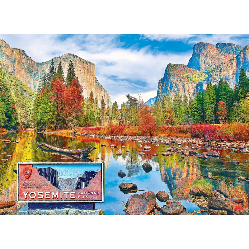 RoseArt – Kodak Premium – El Capitan and Merced River in Autumn, Yosemite National Park – 1500 Piece Jigsaw Puzzle for Adults