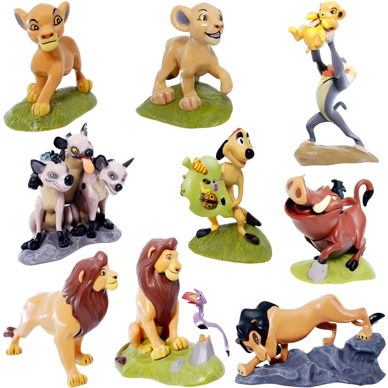 ZCXCYFFF The Lion King -The Lion Guard Figurines, Tales of Mufasa & Simba Perfect The Lion King Toys, 2-4 inches Mini Figurines