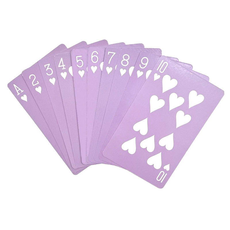 2 Pack Purple Playing Cards