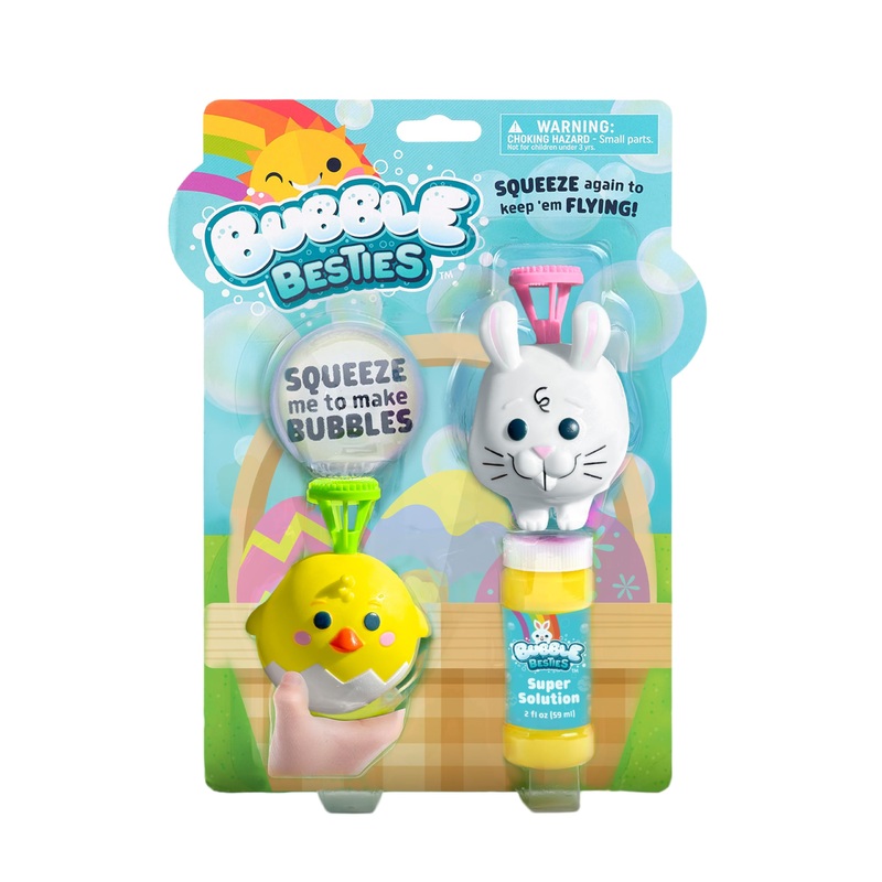Chuckle & Roar – Easter Bubble Besties – Fun And Colorful Characters – Soft And Washable – Fun In The Outdoors Or In The Pool –