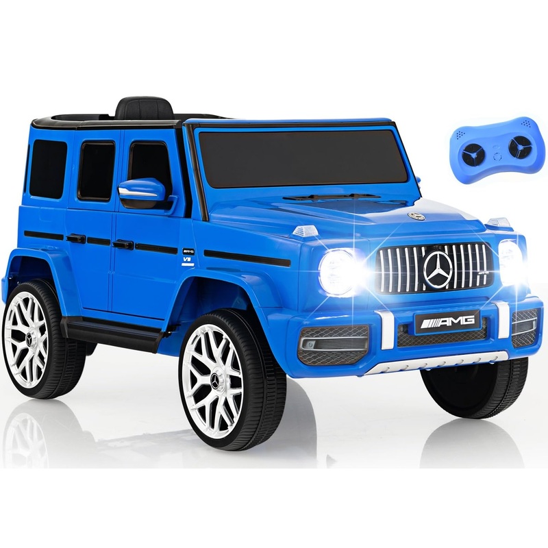 Infans Licensed Mercedes Benz G63 Kids Ride On Car, 12V Electric Vehicle With Remote Control, Double Open Doors, Music, Bluetoot