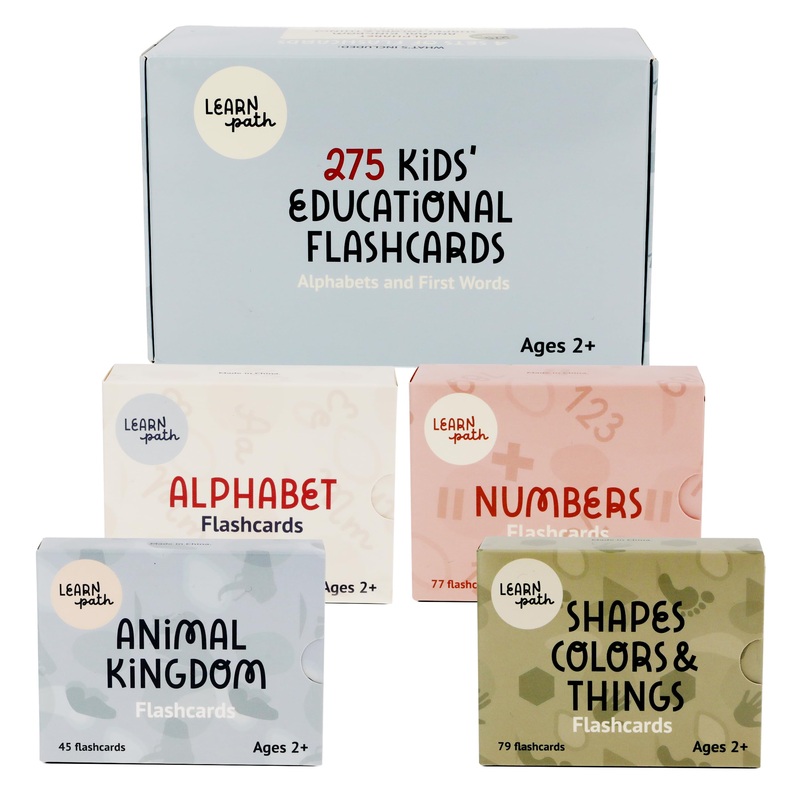 Learnpath Toddler Flash Cards For Ages 2+ – Real Image 470 Flash Cards For Toddlers 3-5 Years With Illustrations, Alphabet, Firs