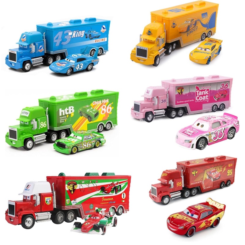 Movie 1:55 Diecast Toy Truck Set(6Ps)