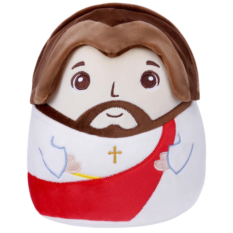 SEAOPOP Jesus Plush Stuffed Doll: My Friend Jesus Plushie Toy, Christ Religious Savior Figure Soft Stuffed Toys, Easter Christma