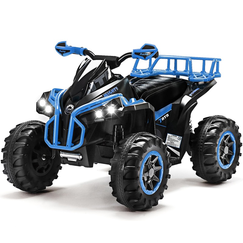 Soar Remote Control Four Wheeler for – Electirc Toddler 4 Wheeler for 3-6, Ride on ATV 12v Battery Powered, Kids Quad with LED L