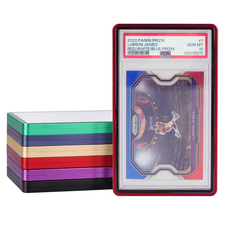 DiaoTu PSA Slab Bumper Case, Metal Graded Cards Slab Magnetic Protector for 35pt PSA/CGC/CCIC Graded Cards|Scratch Resistant | S