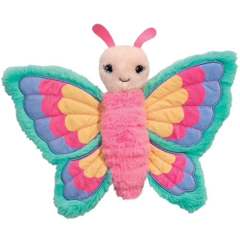 Douglas Britt Butterfly Finger Puppet Plush Stuffed Animal Toy