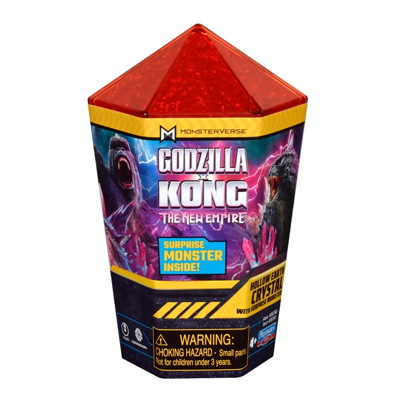Godzilla x Kong : The New Empire – Hollow Earth Crystal with Mini Monster – 1 Assorted Crystal