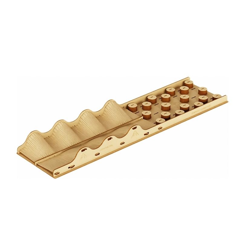 RC Wood Bridge, Crawler Car Simulated Obstacle Steep Roadblock Xyloid Bridge,RC Car Obstacle and Seesaw Simulation Tool Accessor