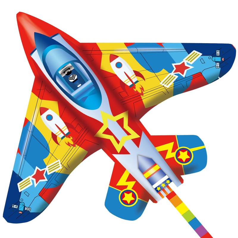 Snjoyful Airplane Kites For Kids And Adult, Huge Kite Easy To Fly, 59” Beach Travel Beginner Kites For Kids Ages 4-8, Comes Wit