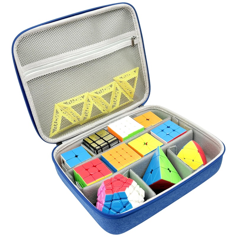 Speed Cube Travel Storage Case Bag Compatible with Shashibo/for Rubiks/for Roxenda Brain Teaser Fidget Toy. Carrying Holder for