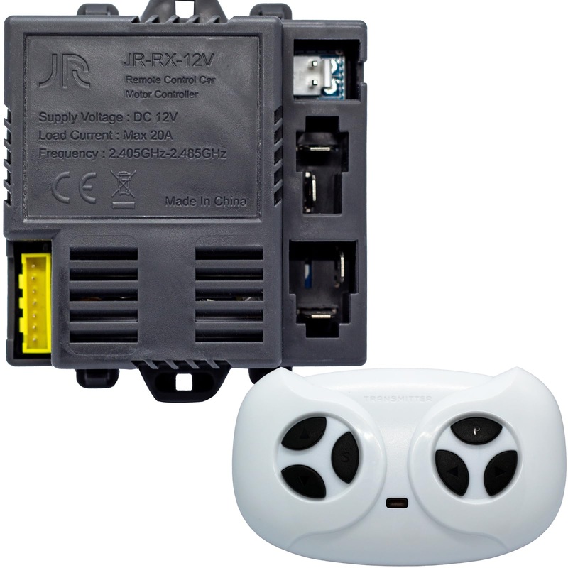 Toicottage Jr-Rx-12V 2.4G Bluetooth Remote Control And Control Box Receiver Kit With Replacement Accessories, 12V Jr1630Rxs Remo