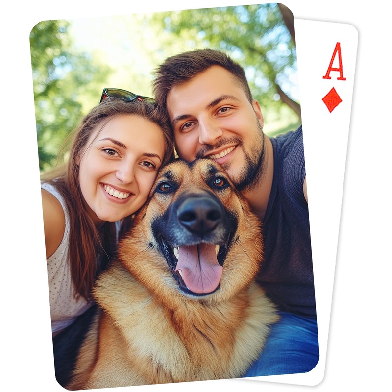 Witobe Custom Playing Cards Personalized With Photo Text, Customized Deck Of Cards Themed To Write On, Customizable Poker For Pe