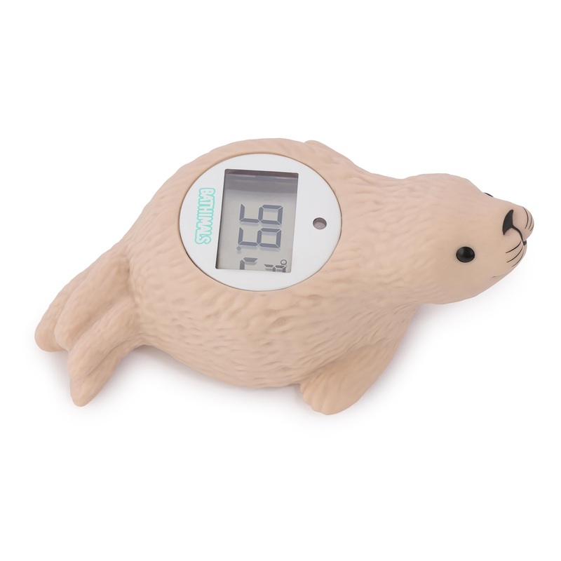 Baby Bath Thermometer | Baby Bath Toys | Adorable Seal Design | Safe Baby Thermometer for Infants | Newborn Essentials | ?/? | B