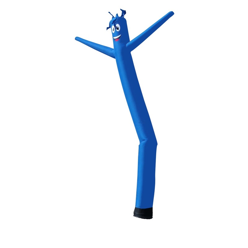 Blue 20ft Tall Inflatable Tube Man Air Powered Dancing Puppet for Outdoors (Puppet Attachment only) | Feather Flag Nation