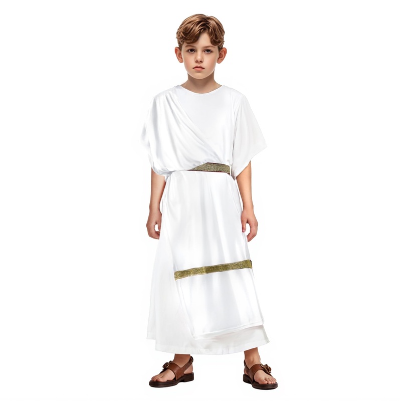 JEGERMIG Boys Toga Costume Kids Greek God Roman Party Children’s Cosplay