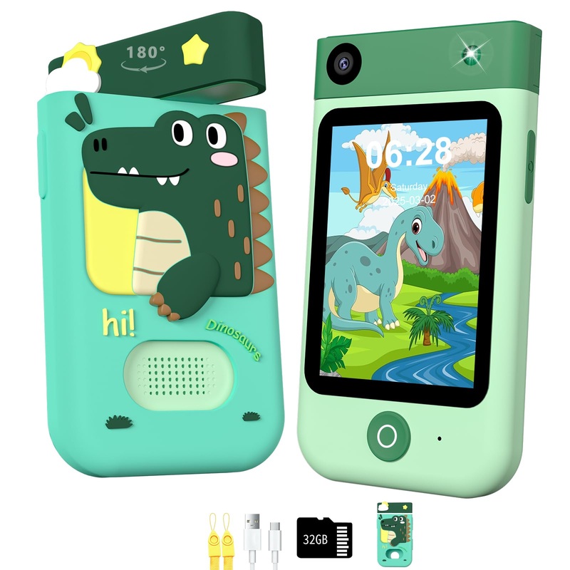 Kids Phone,Kids Smart Phone Toys for Boys, Christmas Birthday Gifts for Boys Ages 3-10,2.8’Touchscreen Toddler Learning Toy Stor