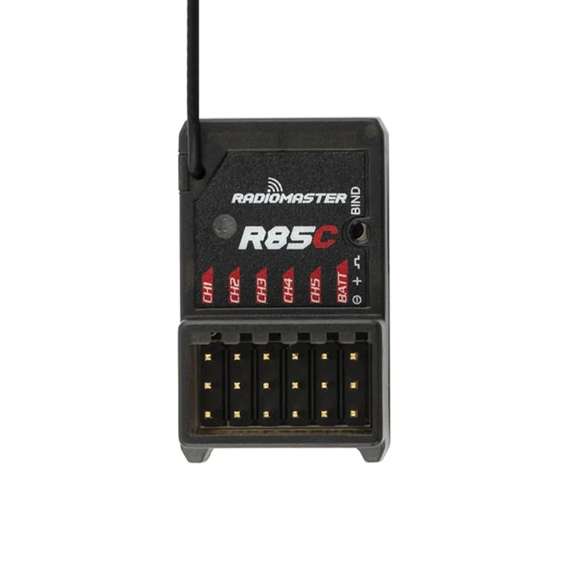 RadioMaster ER85C 5CH 2.4GHz D8/D16/SFHSS Compatible Receiver External Antenna – RadioMaster RC Receiver (HELIDIRECT)