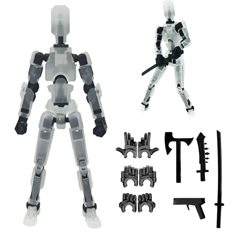 Rugwun 2025 New Titan 13 Action Figure, Multi-Jointed Movable Robot Action Figures, 3D Printed Action Figure Nova 13 Figure, 13