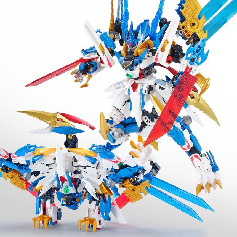 TIALLOW Pterodactyl Mech 2-in-1 Transforming Robot Building Sets,Technic Dinosaurs Building Block Model, Mecha Action Figures Bu