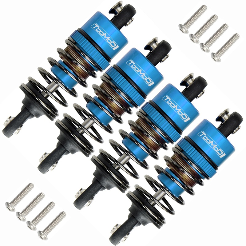 TOOMOD 1/10 52MM RC Oil filled Shock Absorbers kit for Tamiya TT-01 TT-02 M03 M04 M05 M06 TA05 1:10 On Road Car Upgrades Replace