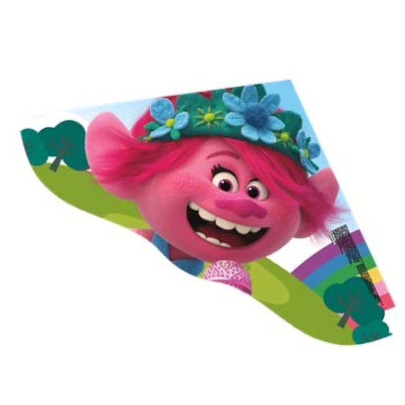 X Kites SkyDelta 52 Trolls Poly 52 in. Delta Kite, 52 Inches Wide