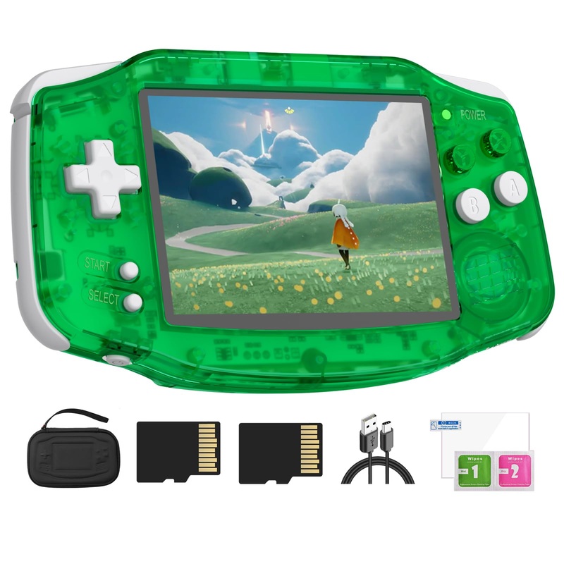 Doriteney RG34XX Retro Handheld Game Console Linux OS 3.4 Inch IPS 720 * 480 Screen 64G Card 5000+ Classic Games RG34XX H700 64-