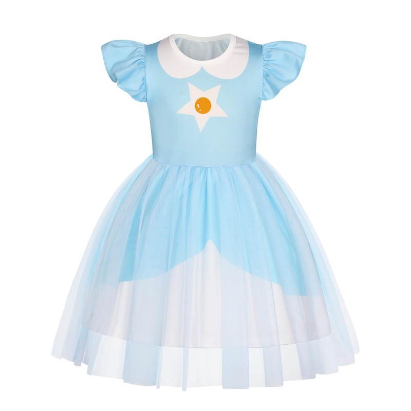 Marendyee Princess Costume Dress for Girls Toddler 2T Halloween Cosplay Costumes Tulle Mesh Dresses
