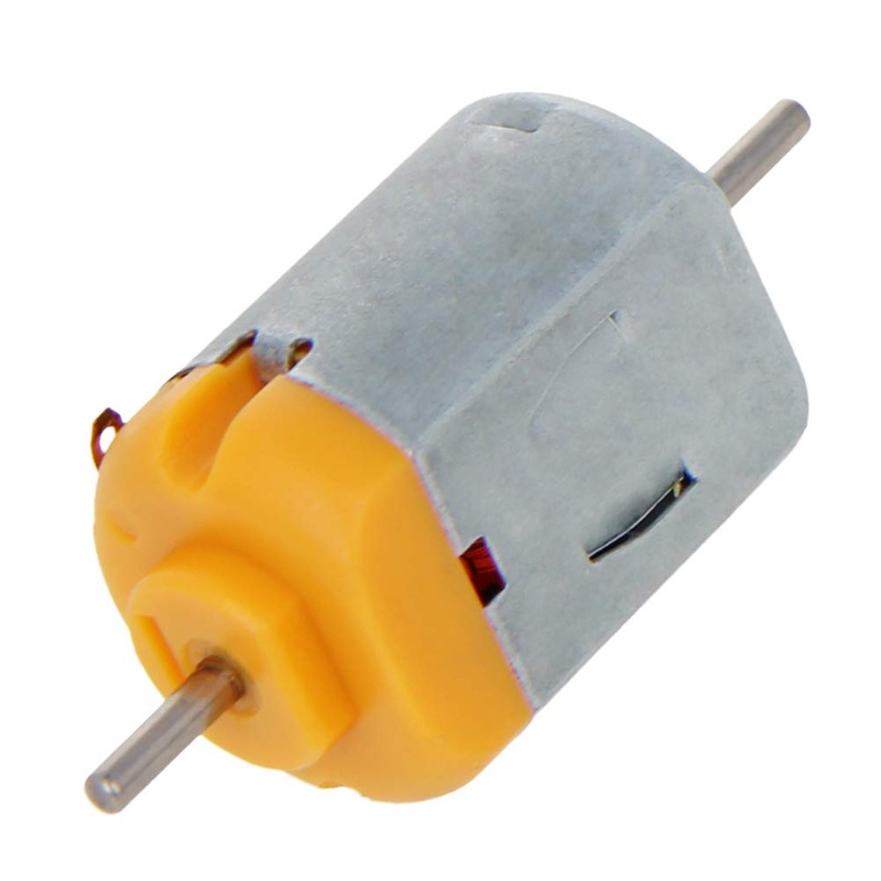 Fielect DC Motor 3V 16500RPM 0.35A Micro Motor Electric Motor Round Shaft for RC Boat DIY Airplane Toys Model DIY Hobby, 1 PCS