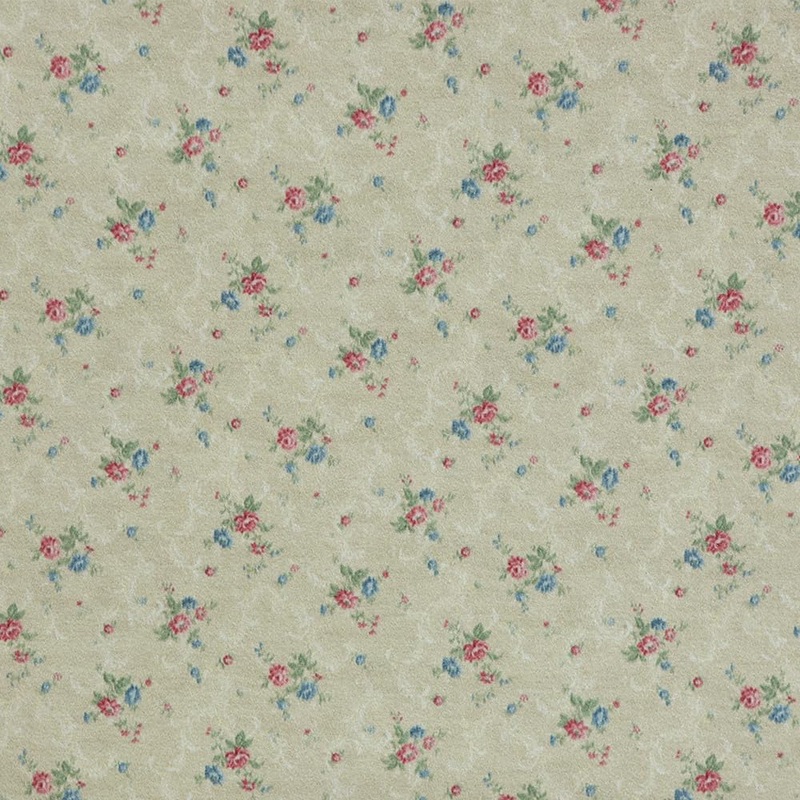 iLAND Originality Dollhouse Wallpaper 39 * 15.7 inch, Dollhouse Accessories on 1:12 Scale or 1:6 Scale (Rose Garden)