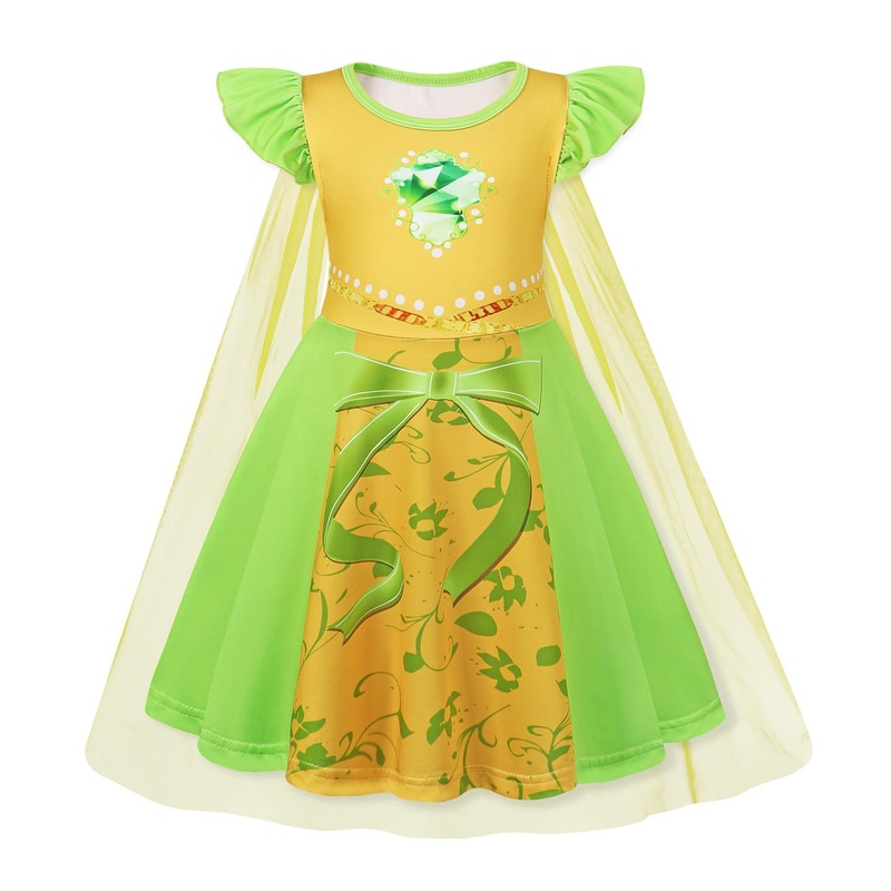 WonderBabe Princess Costume for Girls Princess Dress Birthday Party Halloween Costume Cosplay Dress up for Little Girls size 9-1