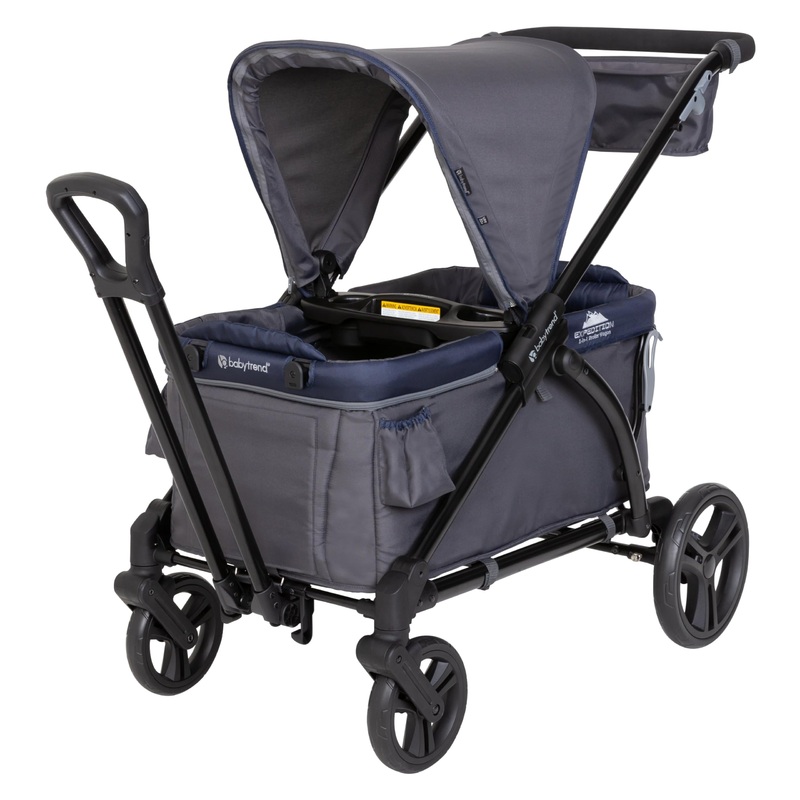 Baby Trend Expedition 2-in-1 Stroller Wagon, Smokey Navy