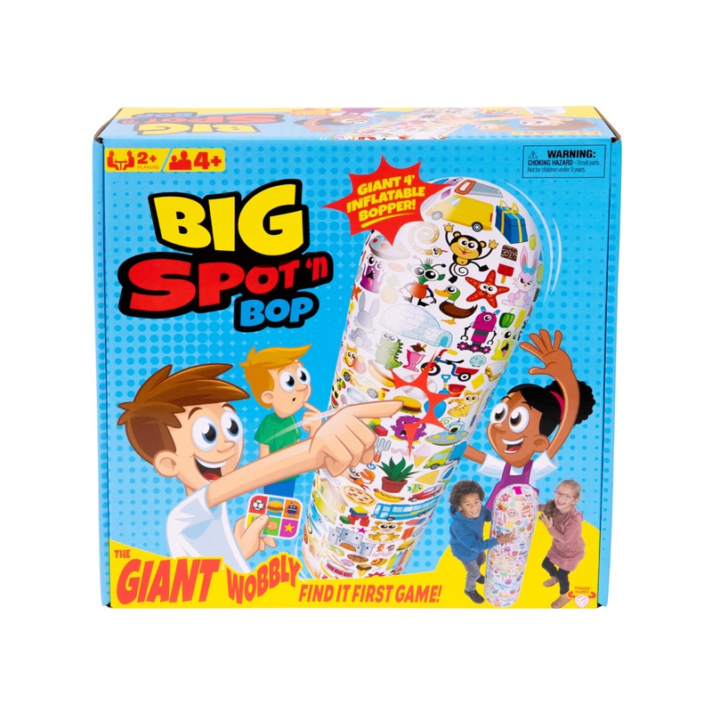 Big Spot ‘N Bop! The Giant Wobbly ”Find It First” Game, A Fun, Active Race For Mind And Body, Run Around The Giant 4 Foot (122
