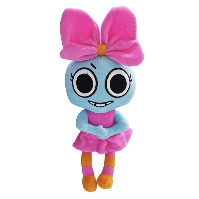 Dandy’s World Plush – 14” Poppy Plushies Toy for Fans Gift, 2024 New Horror Stuffed Doll for Kids and Adults, Halloween Christm